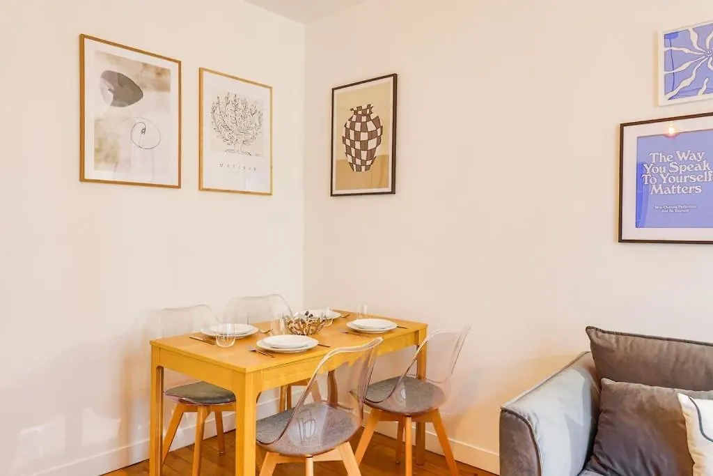 Appartement Spacieux -1Bdr/4P -Le Bas Montmartre-1